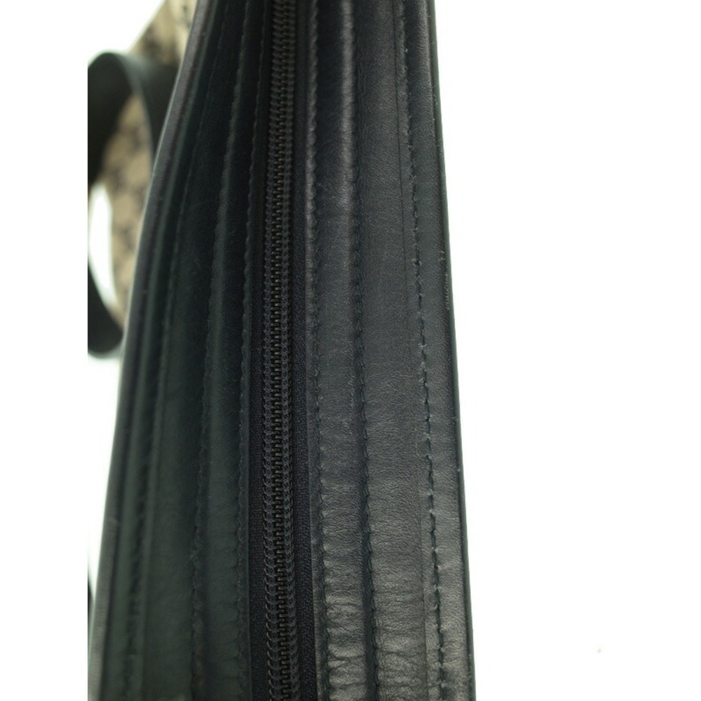 Gucci GG Monogram Brown Web Flat Messenger Bag red green web - Picture 5 of 9